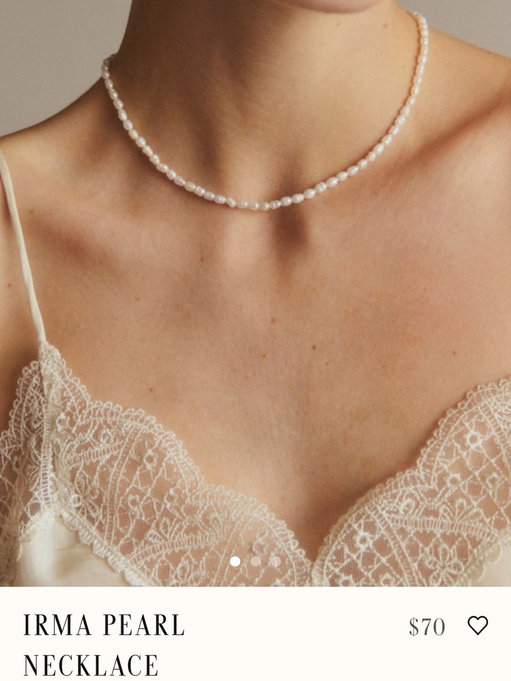 Sezane Irma Pearl Necklace